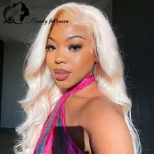 

13x4 Lace Front Human Hair Wigs For Women White Body Wave Lace Front Wig Pre Plucked HD Remy Brazilian Hair Wigs Extension 150%