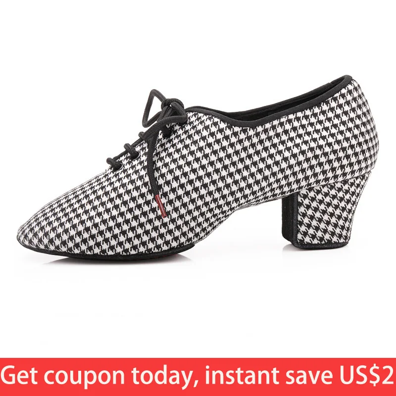 BD Latin Dance Shoes For Women Swallow Gird Style Teacher's Shoe Ladies Ballroom Waltz Tango Foxtrot Quick Step Dance Shoes
