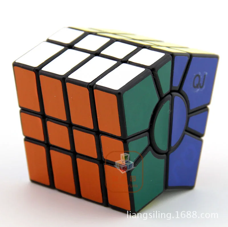 [Qun jia Qj8016-4 четырехслойная клейкая бумага SQ Abnormity Cube черный и белый с рисунком] Профессиональная игра SQ 4 Abnormity Cub