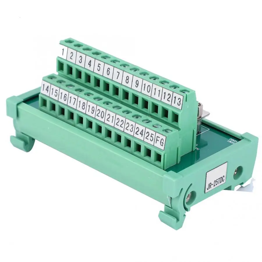 Клеммный блок Кабельный разъем PLC модуль DB25P 35 мм din-рейка электрические принадлежности клеммный блок разъем