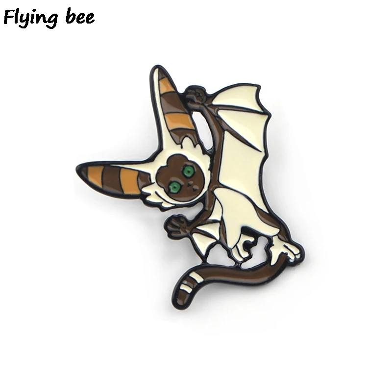 Flyingbee "Повелитель стихий" эмали штырь брошка мультфильм коллекция металлическая брошь значок броши для Для женщин Для мужчин ювелирные изделия X0411