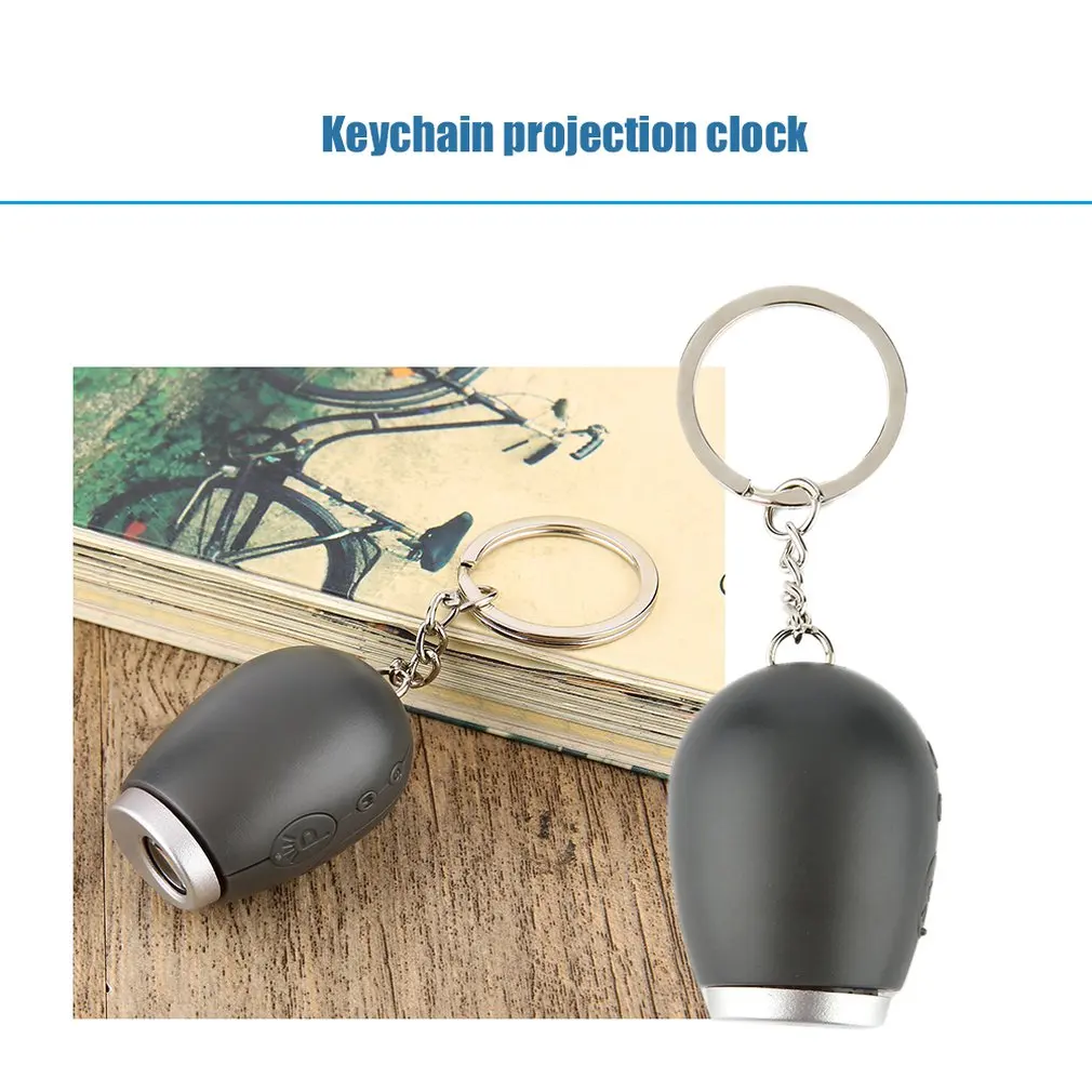 Mini Digital Projection Clock Portable LED Clock Wall Ceiling Time Projection Watch Magic Night Light Electronic Clock