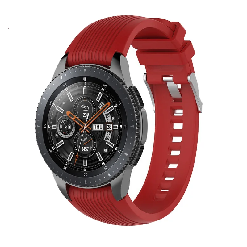 Силиконовый спортивный ремешок для Samsung Galaxy Watch SM R805 Galaxy/Fitbit Versa браслет 46