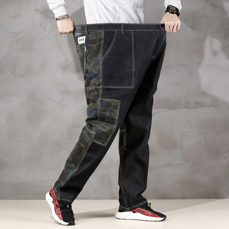 Blog Large size men's pants  band plus size 5XL 6XL 7XL Spring and Autumn large loose elastic army green large size pants sports pant