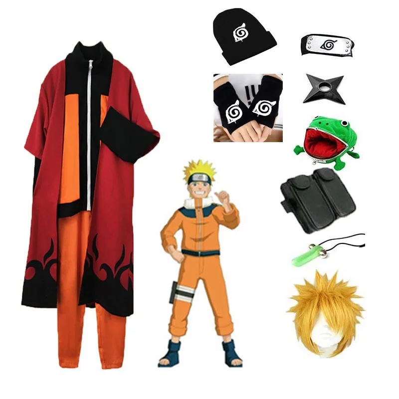 Ботинки в стиле аниме Naruto Косплэй Костюм взрослых Для мужчин костюмы японский