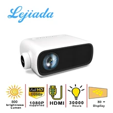 LEJIADA nouveau Mini projecteur LED YG280 480*272 Pixels avec Interface HDMI/USB/AV/Audio