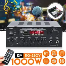 Bluetooth Stereo Amplifier Hifi Digital Audio Home Karaoke Power Amplificador Car Auto Amplifier HiFi USB Audio Processor
