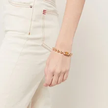 LUNA CHIAO весенне-летний браслет-цепочка с шариками, шикарный стиль, массивные браслеты для женщин