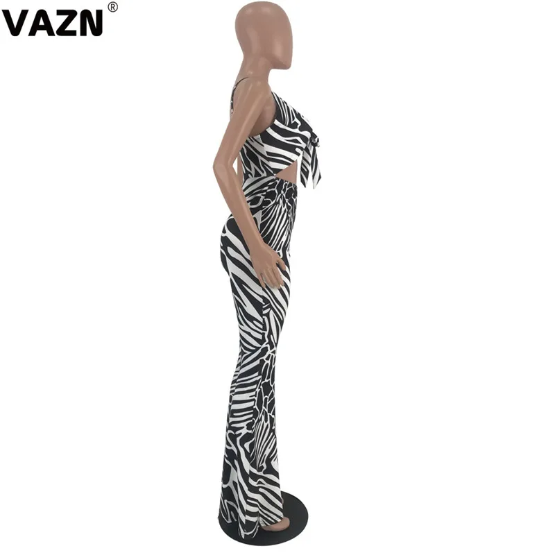 VAZN GLDS13160, новинка, черный бандажный комбинезон без бретелек для девочек, для ночного клуба, молодых девушек, комбинезон без рукавов, длинные штаны, комбинезоны, сексуальные комбинезоны
