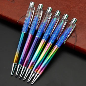 

Creative fashion metal ball-point pen dazzle colour hourglass business office stationery gift pen