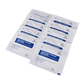 

2019 Hot 10PCS Hypoallergenic Aid Bandage Non-woven Medical Adhesive Wound Dressing Band Large Wound First Outdoor New