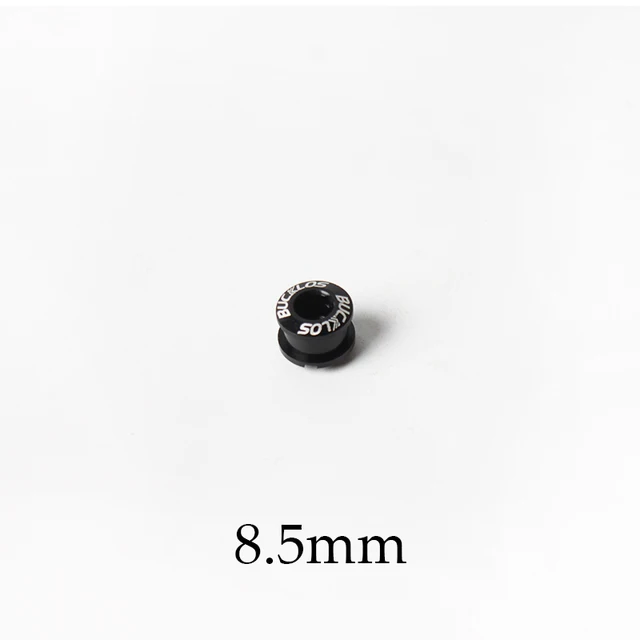 MTB Bike Chainring Screws 6.5mm Aluminum Alloy Chain Ring Bolts Single/Double or Three Plate Crank Parts Cycling Accessories 8.5mm-Black-1PCS-G