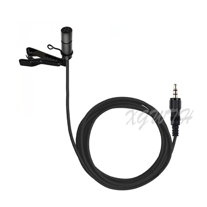 Omnidirectional Lavalier Lapel Microphone Clip on Condenser Mic for Sony UWP V1 D11 D21 Wireless Microphones Transmitter System 