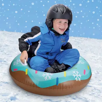 

Winter Outdoor Sport Kids Adult Inflatable Thicken Donut Skiing Snow Tube Ring New Chic