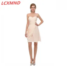 Милые платья на выпускной короткие шифоновые А-силуэта с открытой спиной Мини Вечерние коктейльное платье, вечернее платье для выпускного вечера милое платье 16