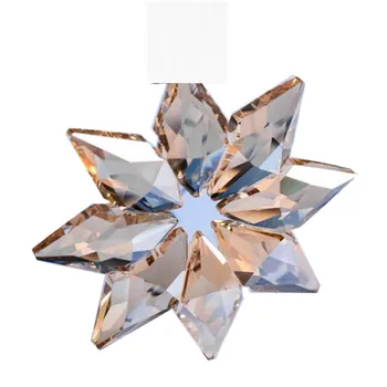 

Car Pendant Transparent Crystal Snowflakes Decoration for volvo s60 jetta mk6 бмв х5 е70 лифан х60 vesta lada toyota rav4