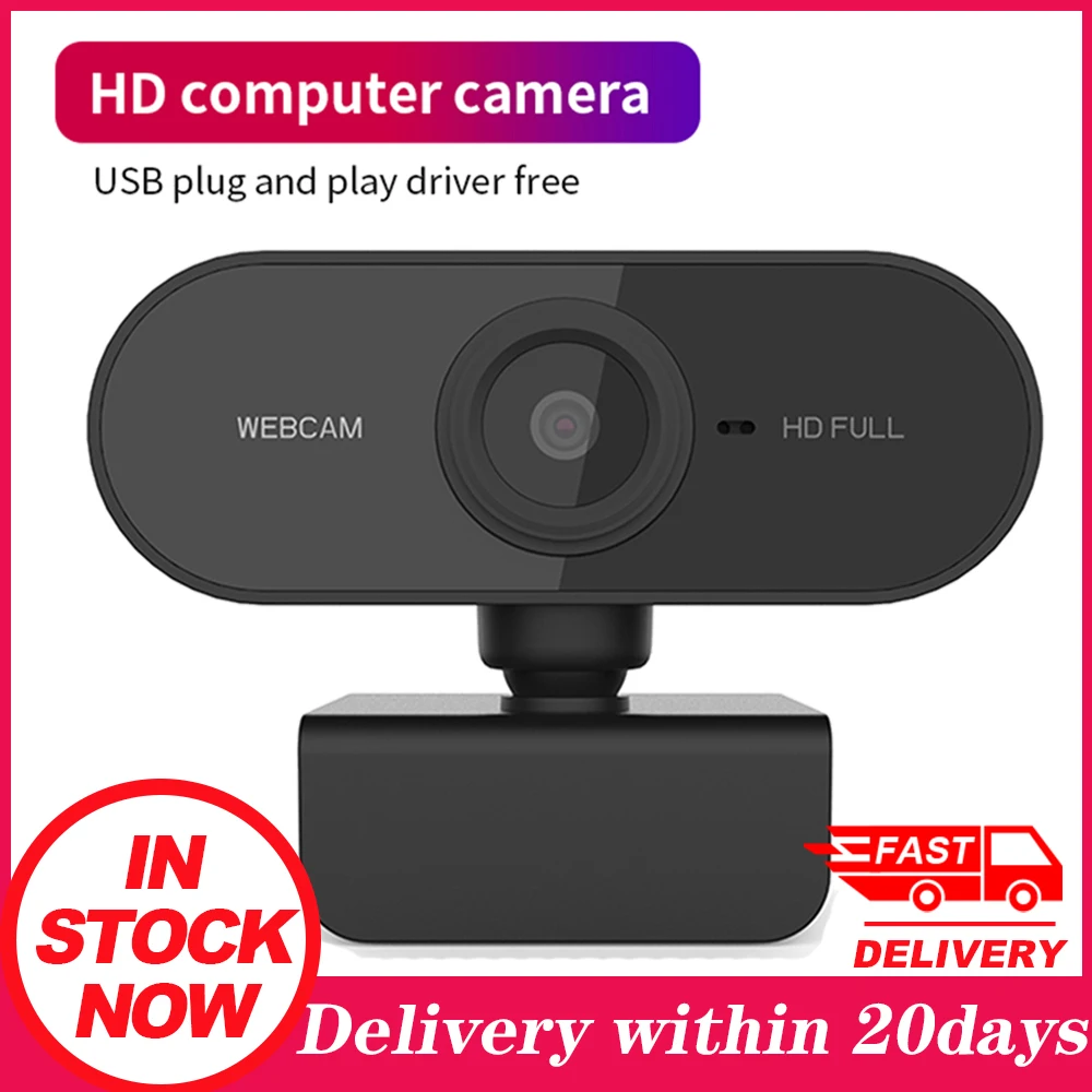 

Webcam with Microphone, 1080P HD Webcam Streaming Computer Web Camera -USB Computer Camera for PC Laptop Desktop Video Calling