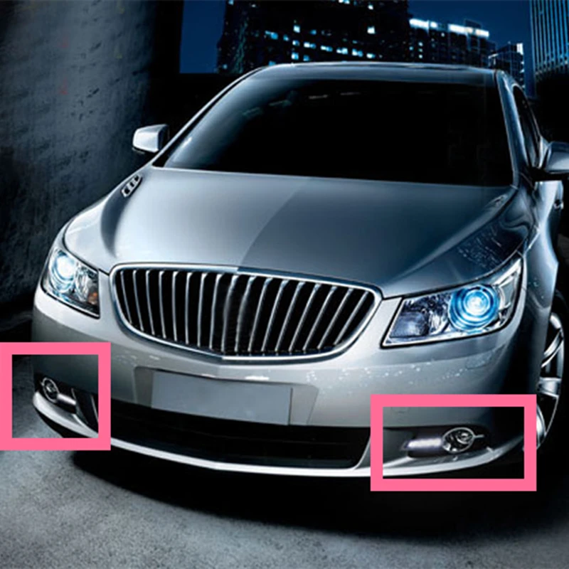 2* белый светодиодный дневный ходовой свет DRL дальнего света для Buick LaCrosse 2010-2013 автомобильные аксессуары для модификации