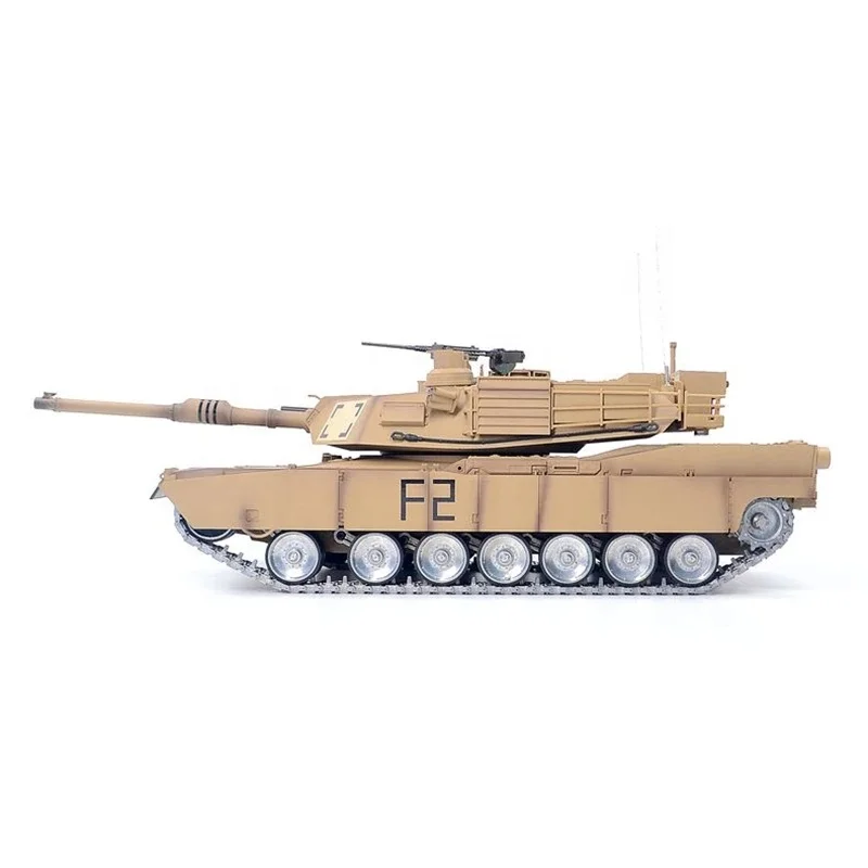 1/16 Professional RC Tank 360° Turret Barrel Recoil  With Smoking Shooting Bullet Launch BBs Cannon Recoil Metal Ldler Wheels, 2