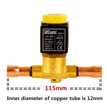 

Castel welding Type 1068/4 air conditioning freezer solenoid valve 1068/4A6 Inner diameter of welded pipe is 12mm