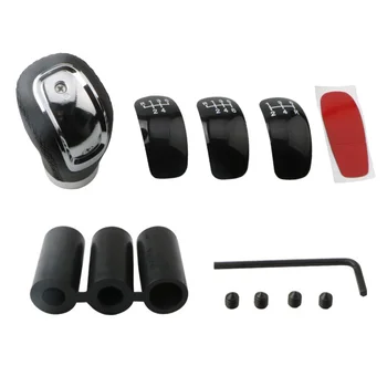 

Universal Gear Shift Knob Car Gear Shift Knob Lever 5 6 Speed Adapters Kit