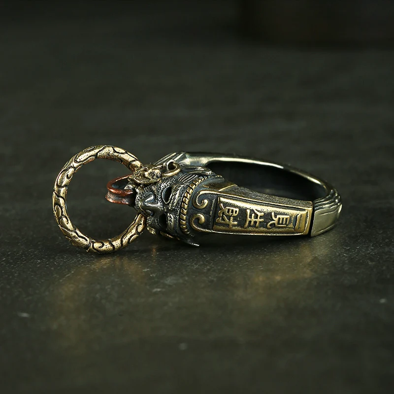 brass ghost keychain (5)