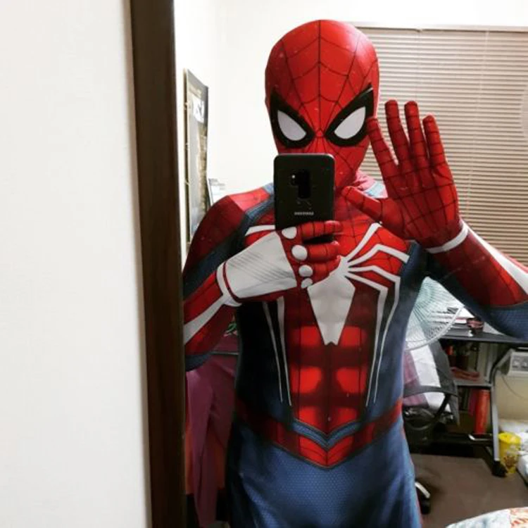 Игра ps4 костюм бессонницы спандекс игры Spidey Косплей Хэллоуин костюмы для