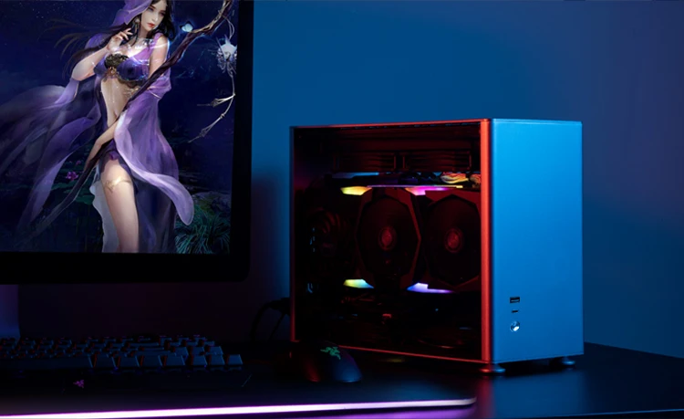 JONSBO TR03-G блок питания ATX шасси(поддержка блок питания ATX материнская плата/360/240 водяное охлаждение/3 слота Горизонтальное отображение отделение для карт/положение вентилятора