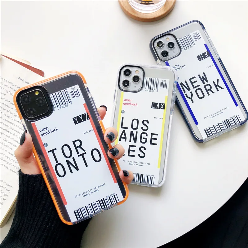 

Silicone Case For Iphone 11 Pro Case Boarding Check Original For Iphone X XR Xs Max Cover Iphone 7 8 Plus Shockproof Case