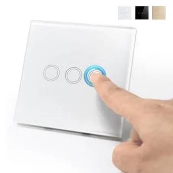 

3 Gang Smart Touch Wall Light Switch EU Panel Light Controller For Home Smart Home Touch Panel Switch
