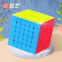 

QiYi 6x6x6 Magic Speed qiyi Cube Stickerless Professional Puzzle Cubes Educational Toys For Children