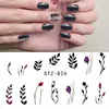 1Pcs Water Nail Decal and Sticker Flower Leaf Tree Green Simple Summer DIY Slider for Manicure Nail Art Watermark Manicure Decor ► Photo 2/6