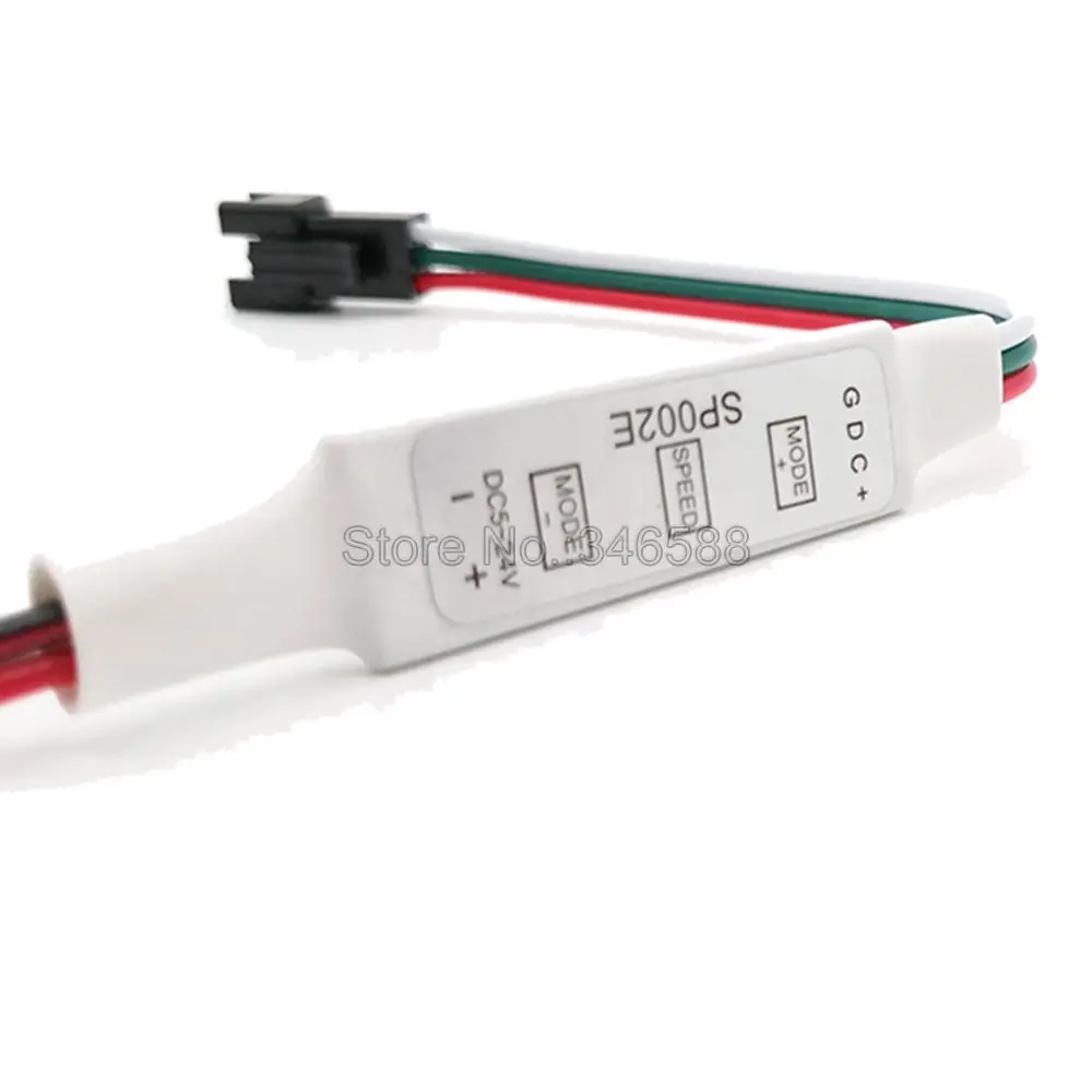 Светодиодный мини контроллер SP002E с 3 клавишами проводной USB интерфейс