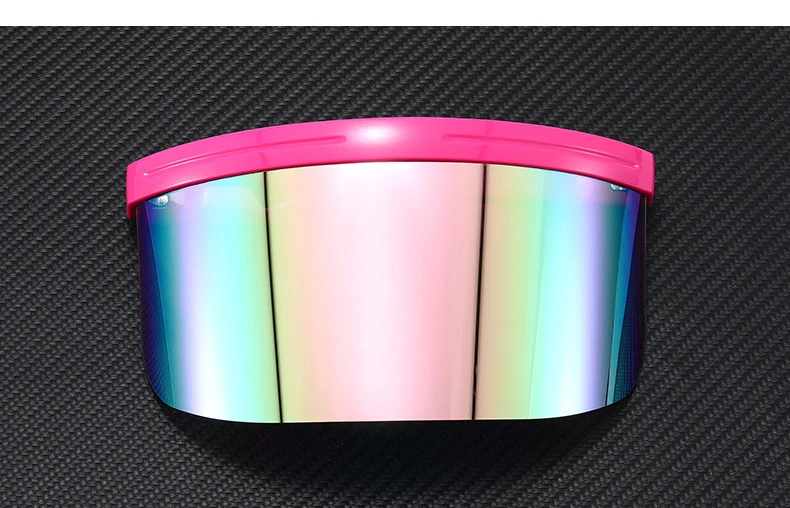 Oversized Windproof Mask Goggles Sunglasses Women  Fashion One Piece Rimless Sunglasses Men Outdoor UV400 Crystal Glasses O960