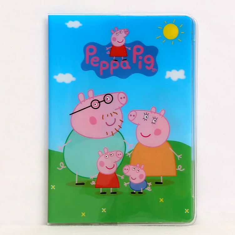 Cute Cartoon Animals Leather Passport Cover Men Women Ticket ID Card Holder Spider-Man Superman Travel Passport Holders 14*10cm
