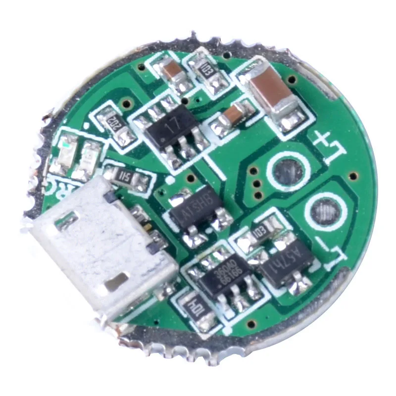 Печатная плата драйвера 20 мм 2 5 4 в micro USB зарядного привода для T6 U2 L2 18650 26650