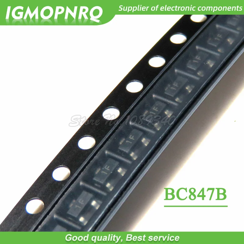 100 шт. Бесплатная доставка BC847B BC847 SOT23-3 биполярный BJT 1500 Вт 20 в 5% UNI трансзорб новый оригинальный
