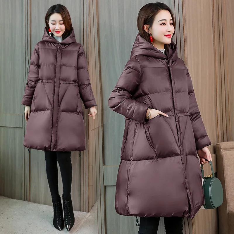 

Cloak Cotton-padded Clothes Women's Mid-length Thick Coat 2018 Winter New Style Korean-style Loose-Fit Slimming down Jacket Cott