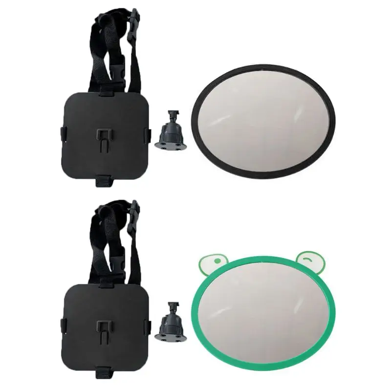 

360 Degree Rotatable Car Universal Rear View Mirror Baby Safety Seat Rearview Observe Mirrors Headrest Mirror Child