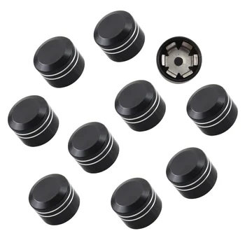 

Black CNC Aluminum Frame Mount Hardware Bolt Topper Bolt Covers Screw Caps Auto Car Truck Motorcycle Scooter ATV Universal