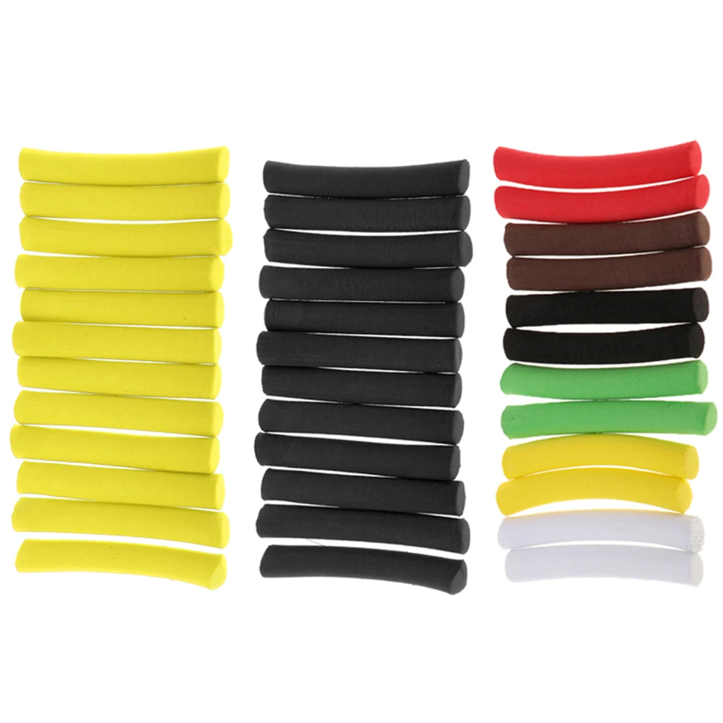 Perfeclan 36Pcs EVA Carp Fishing Foam Stick Cylinder Float Making Fly Tying Rig Multicolor Fishing Accessories Dropshipping