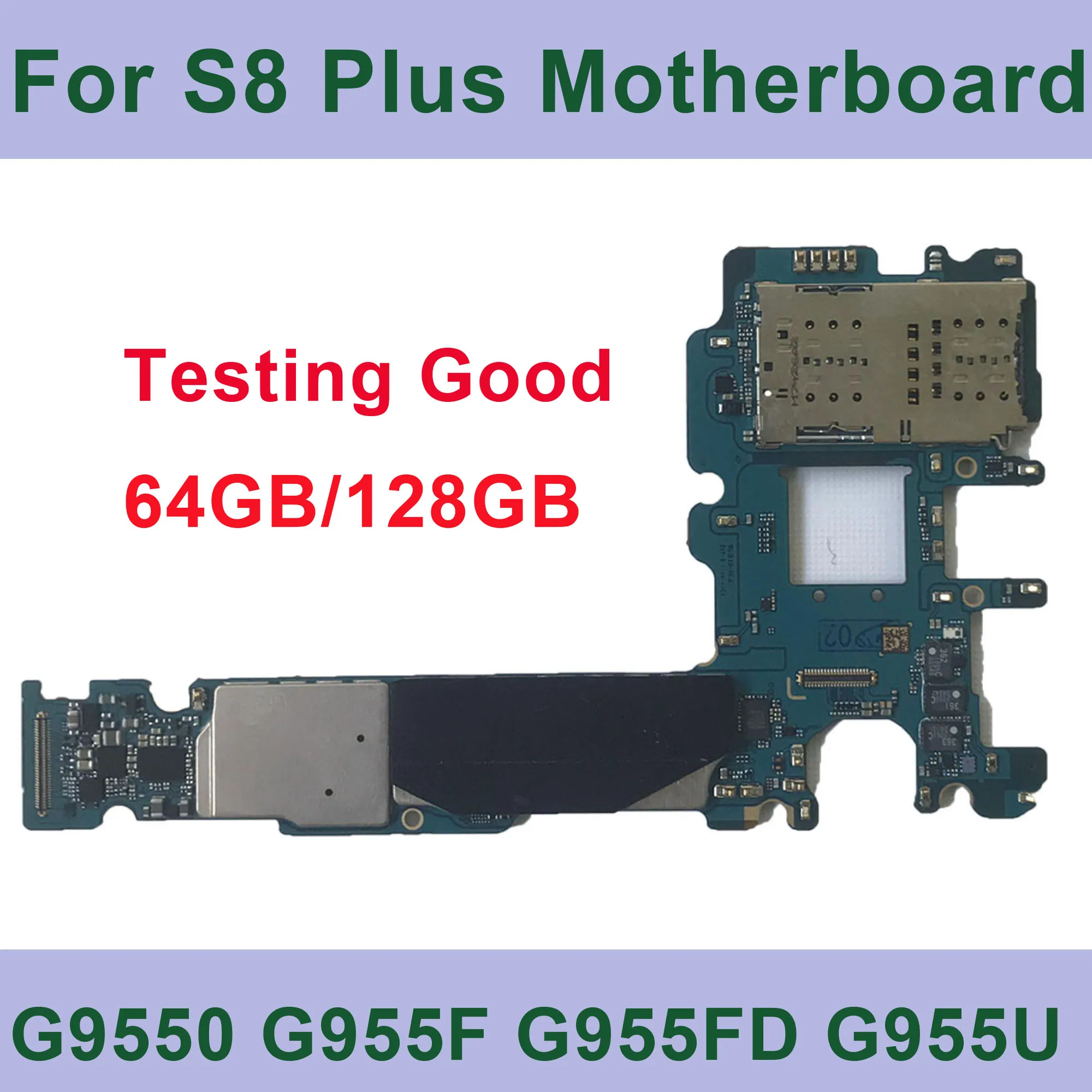 Tehxv Original Motherboard For Samsung Galaxy S8 Plus G955f G955fd G955u Mainboard 64gb Unlock Android Dual Logic Board Mobile Phone Antenna Aliexpress