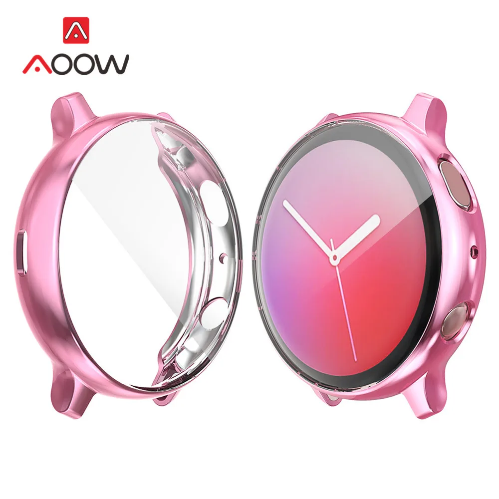 Защитный чехол для экрана для samsung Galaxy Watch Active 2 40 мм 44 мм R820 R830 Active2 ультратонкий защитный чехол с полным покрытием