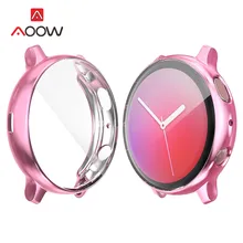 Защитный чехол для экрана для samsung Galaxy Watch Active 2 40 мм 44 мм R820 R830 Active2 ультратонкий защитный чехол с полным покрытием