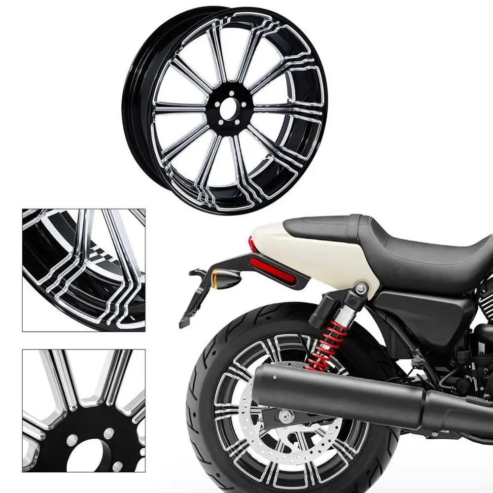 Motorcycle 18'' x 5.5'' Rear Wheel Rim For Harley Touring Electra Street Glide Road Glide King FLTR FLHT FLHX non ABS 2009-2017 Motorcycle 18'' x 5.5'' Rear Wheel Rim For Harley Touring Electra Street Glide Road Glide King FLTR FLHT FLHX non ABS 2009-2017