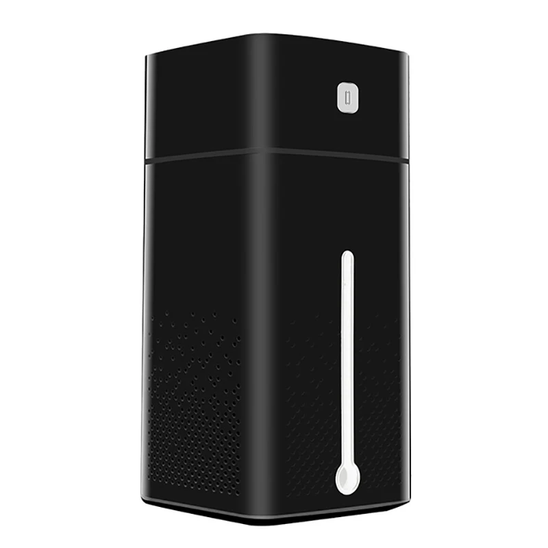 

1000Ml Air Humidifier Ultrasonic Usb Diffuser Aroma Essential Oil Led Night Light Mist Purifier Humidifier Black