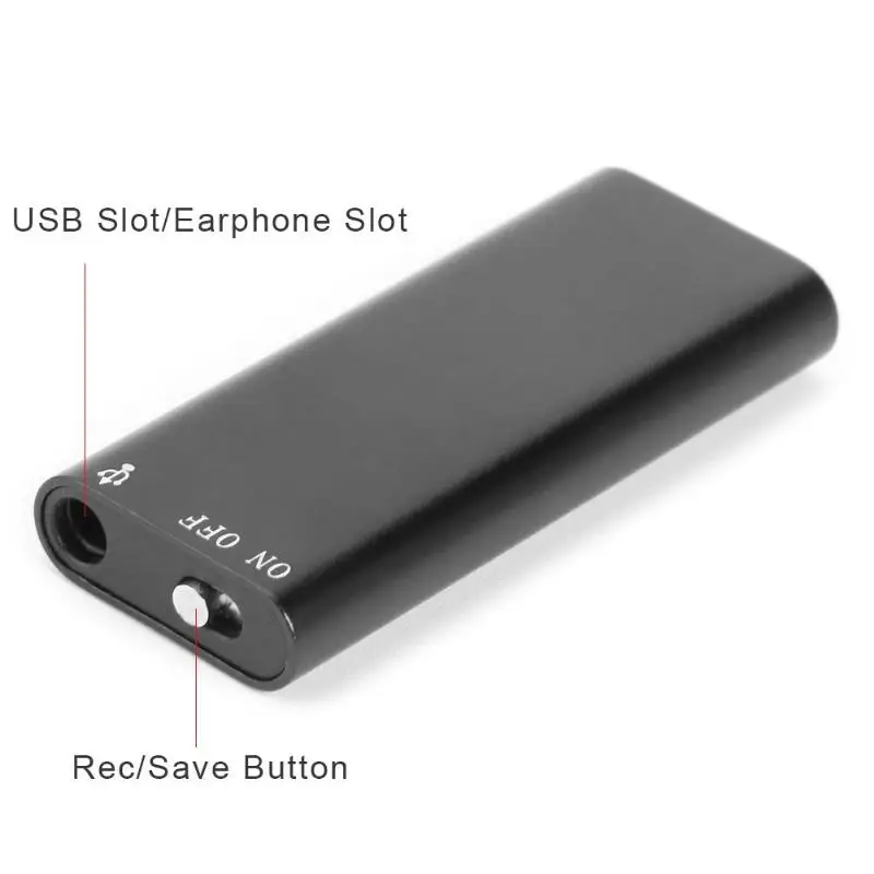 3 в 1 Мини цифровой Аудио Диктофон MP3 музыкальный плеер флеш-диск USB 2,0 длится около 8 часов MP3/WMA/WAV формат