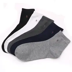 1 пара, однотонные хлопчатобумажные мужские носки, мужские носки без пятки, длинные носки с круглым вырезом, Осень-зима, мужские
