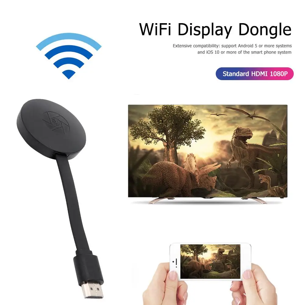 Прочный дисплей донгл износостойкий беспроводной ключ WIFI Дисплей приемник 1080P HDMI