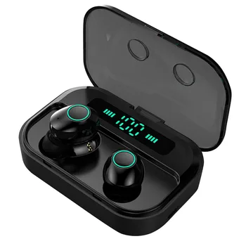 

M7 Intelligent Waterproof Earbud USB Port Wireless Earphones LED Display Bluetooth 5.0 Stereo Touch Play ABS Mini Portable